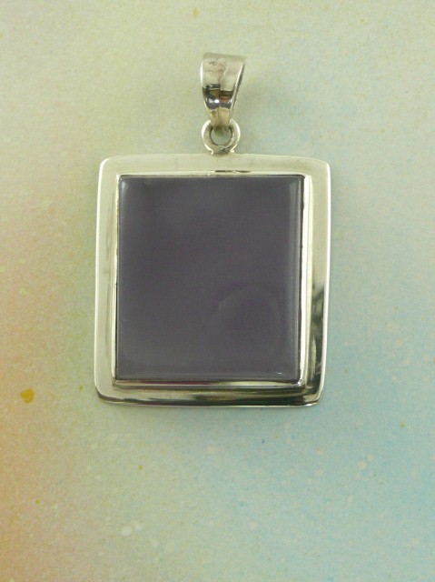 Sterling Silver Pendant Chalcedony P6